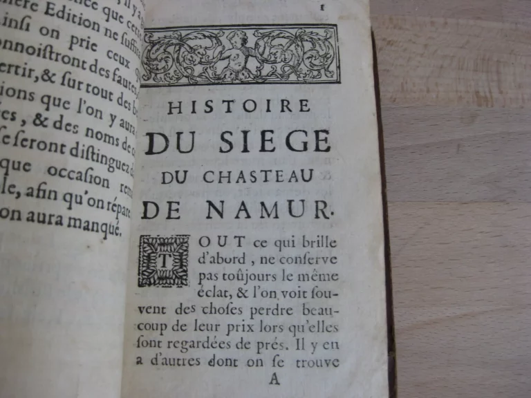 Histoire du siège du chasteau de Namur