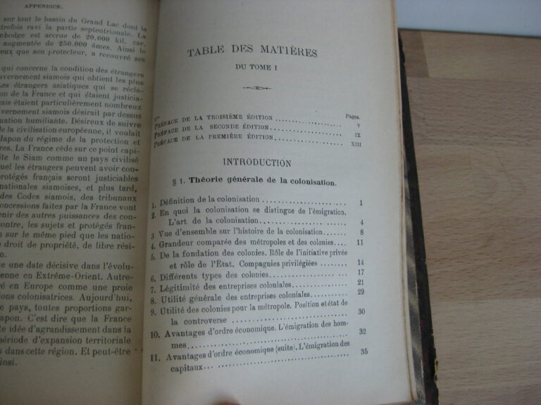 Principes de colonisation et de législation coloniale