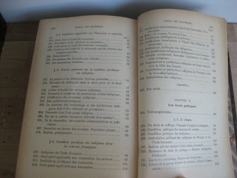 Principes de colonisation et de législation coloniale