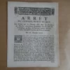 Arrêt du Conseil d’État du Roy - Les Flamans Nez dans les Provinces des Pays-bas Autrichiens Arrêt du Conseil d’État du Roy - Les Flamans Nez dans les Provinces des Pays-bas Autrichiens