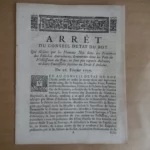Arrêt du Conseil d’État du Roy - Les Flamans Nez dans les Provinces des Pays-bas Autrichiens Arrêt du Conseil d’État du Roy - Les Flamans Nez dans les Provinces des Pays-bas Autrichiens