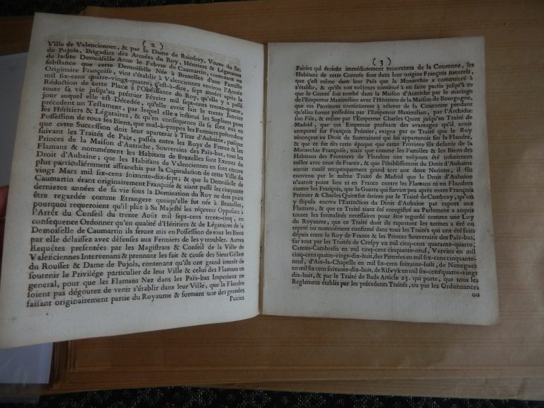 Arrêt du Conseil d’État du Roy -  Les Flamans Nez dans les Provinces des Pays-bas Autrichiens