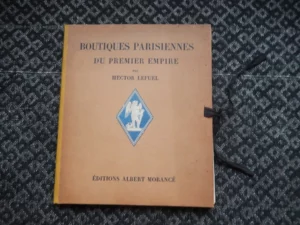 Boutiques parisiennes du Premier Empire