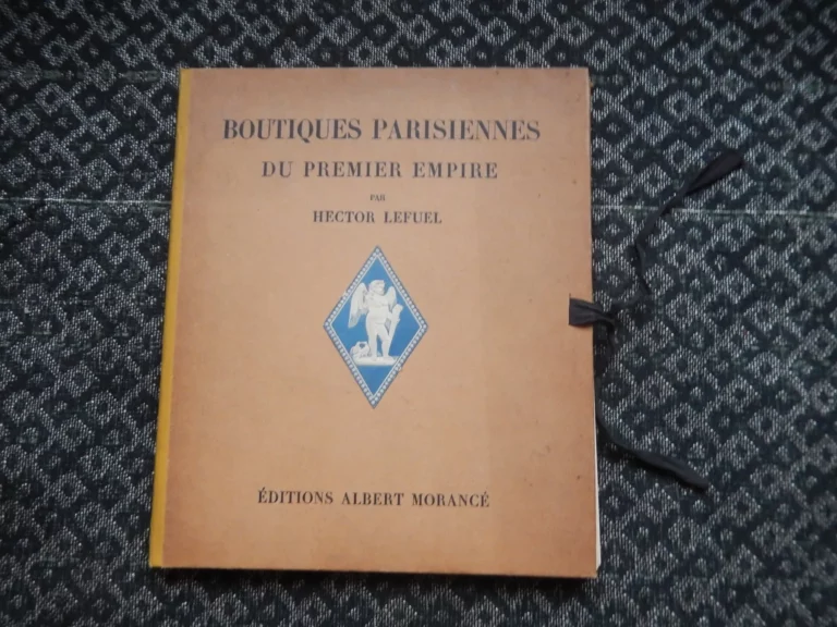 Boutiques parisiennes du Premier Empire