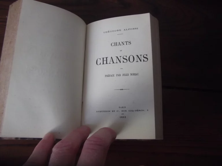 Chants et chansons - Théodore Alfonsi