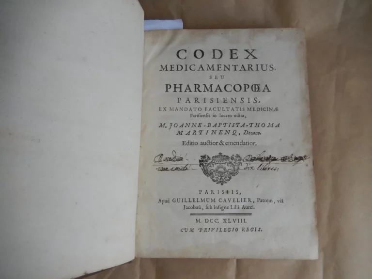 Codex medicamentarius seu pharmacopoea parisiensis