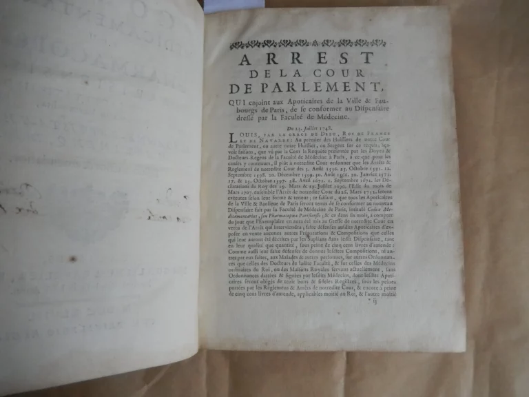 Codex medicamentarius seu pharmacopoea parisiensis