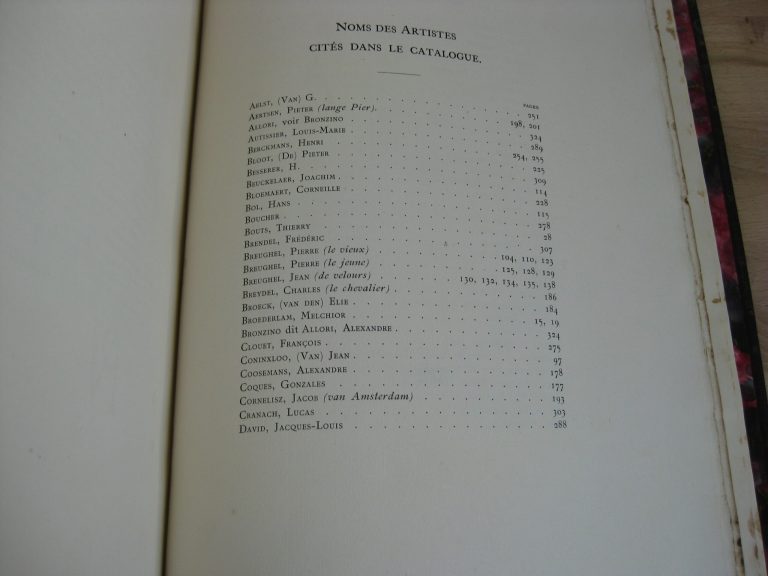 Collections du Chevalier Mayer Van Den Bergh
