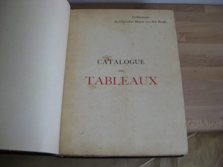 Collections du Chevalier Mayer Van Den Bergh