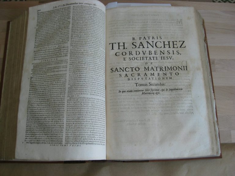 De sancto matrimonii sacramento disputationum. Tomi tres