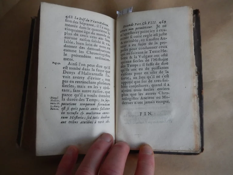 Défense du texte hébreu et de la version vulgate