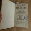 Défense du texte hébreu et de la version vulgate