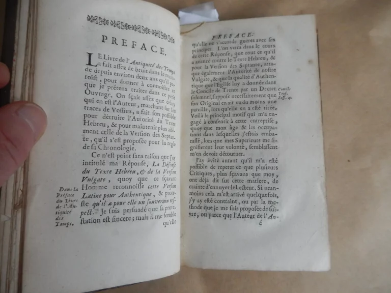 Défense du texte hébreu et de la version vulgate