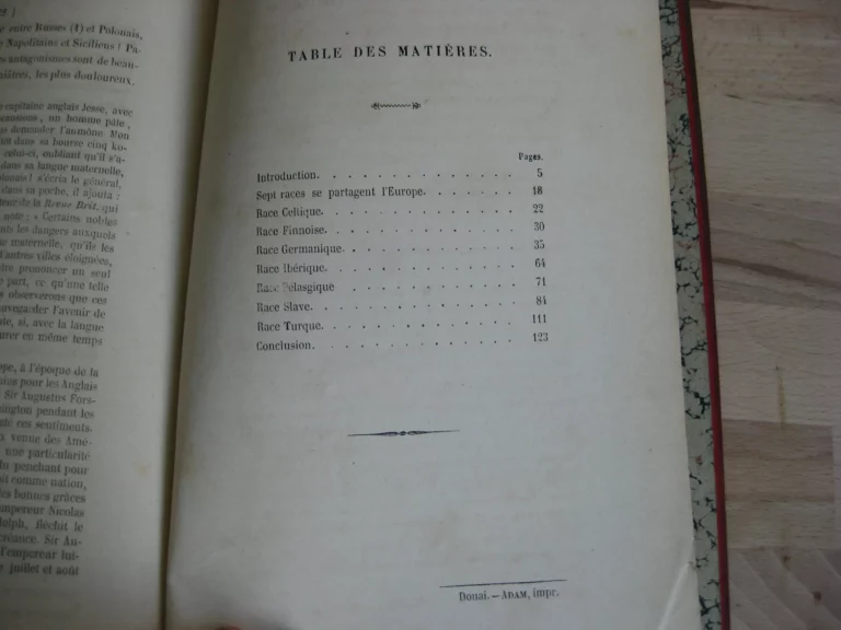 Des Races qui se partagent l'Europe 