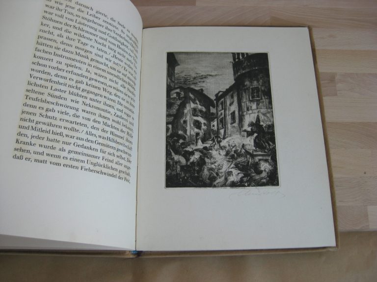 Die Pest in Bergamo - Jens Peter Jacobsen / Alois Kolb, ill.