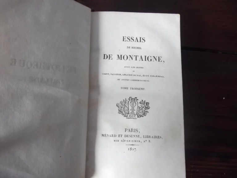 Essais de Montaigne