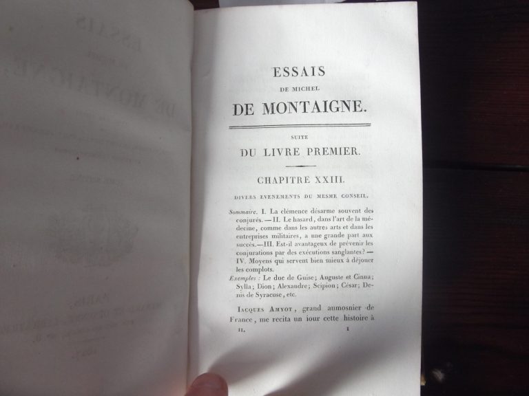 Essais de Montaigne