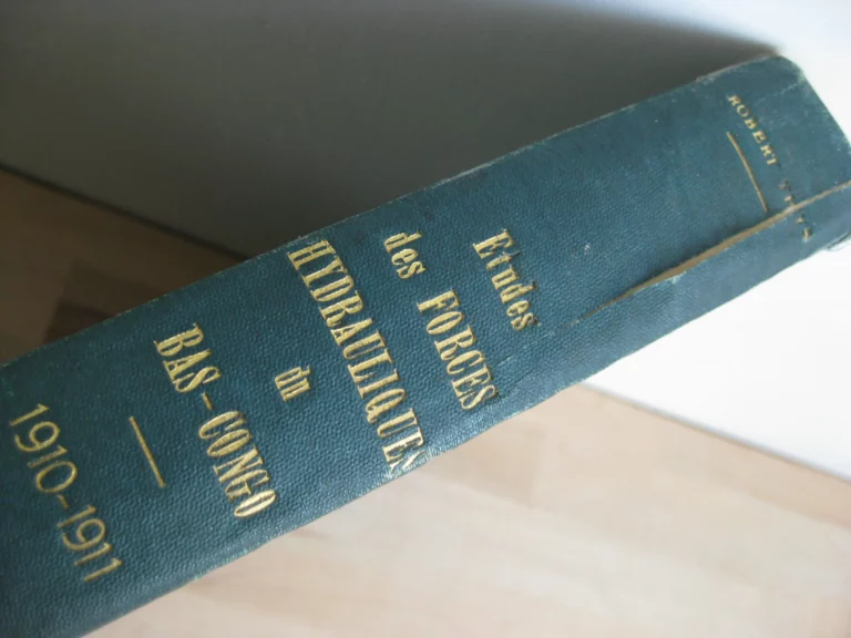 Etudes des forces hydrauliques du Bas-Congo 1910-1911