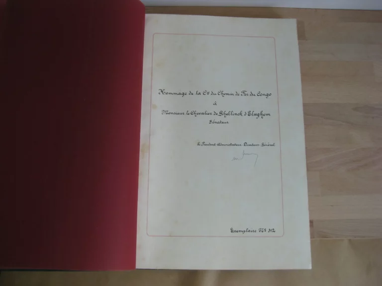 Etudes des forces hydrauliques du Bas-Congo 1910-1911