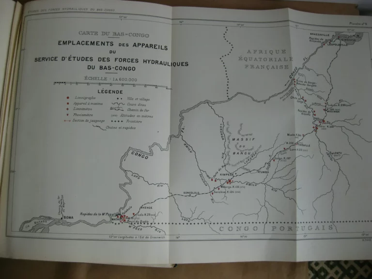 Etudes des forces hydrauliques du Bas-Congo 1910-1911