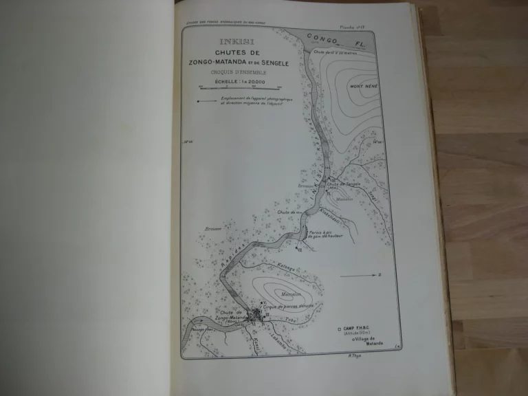 Etudes des forces hydrauliques du Bas-Congo 1910-1911