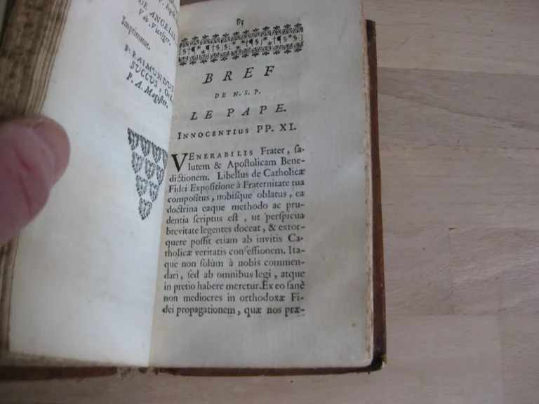 Exposition de la doctrine de l’église catholique sur les matières de controverses