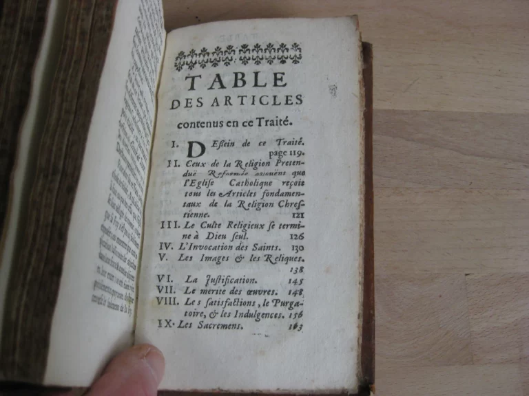 Exposition de la doctrine de l’église catholique sur les matières de controverses