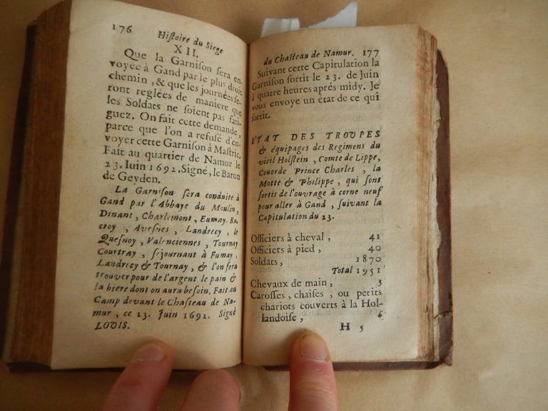 Histoire du siège du chasteau de Namur