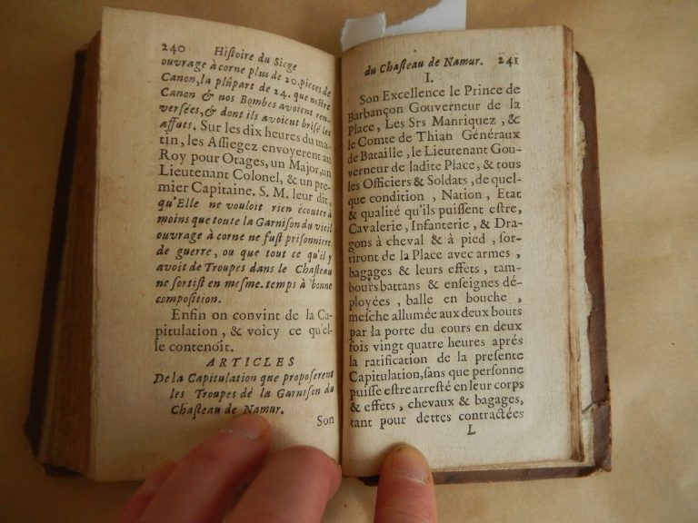 Histoire du siège du chasteau de Namur