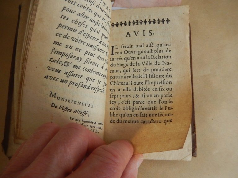 Histoire du siège du chasteau de Namur