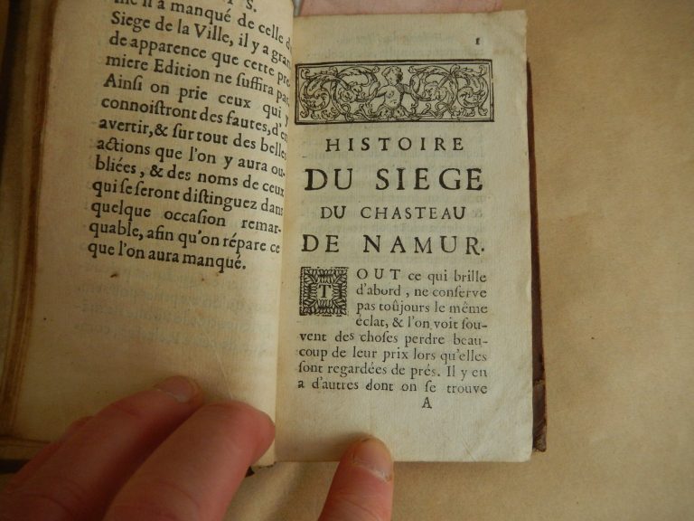 Histoire du siège du chasteau de Namur