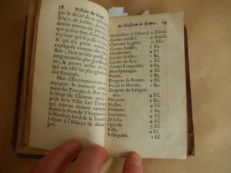 Histoire du siège du chasteau de Namur