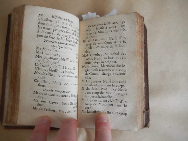 Histoire du siège du chasteau de Namur