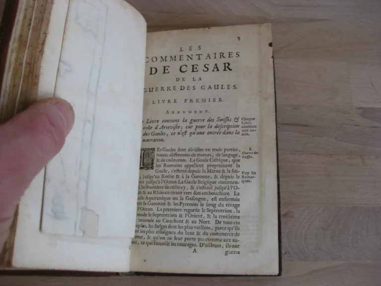 Les commentaires de César dans la traduction de N. Perrot, Sieur d’Ablancourt