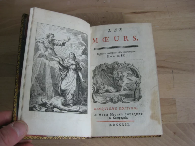 Les mœurs - François-Vincent Toussaint