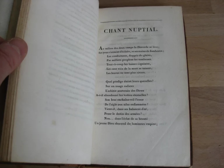 L'Hymen et la naissance, ou Poésies en l'honneur de leurs majestés impériales et royales