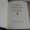 L’ordre de la noblesse - 7 volumes, complet