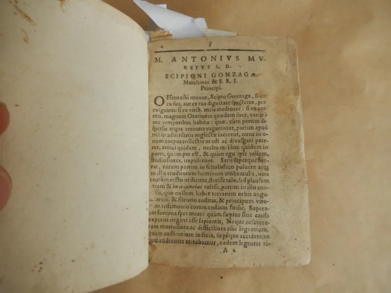 M. Antonii Mureti. Presbyteri I.C. et civis romani oratoris ac poetae clarissimi, Epistolae, hymni sacri, & poemata omnia