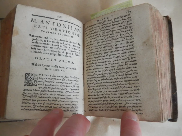 M. Antonii Mureti. Presbyteri I.C. et civis romani oratoris ac poetae clarissimi, Epistolae, hymni sacri, & poemata omnia