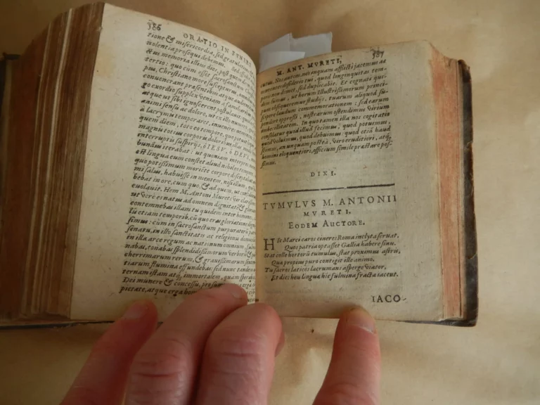 M. Antonii Mureti. Presbyteri I.C. et civis romani oratoris ac poetae clarissimi, Epistolae, hymni sacri, & poemata omnia