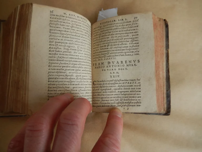 M. Antonii Mureti. Presbyteri I.C. et civis romani oratoris ac poetae clarissimi, Epistolae, hymni sacri, & poemata omnia