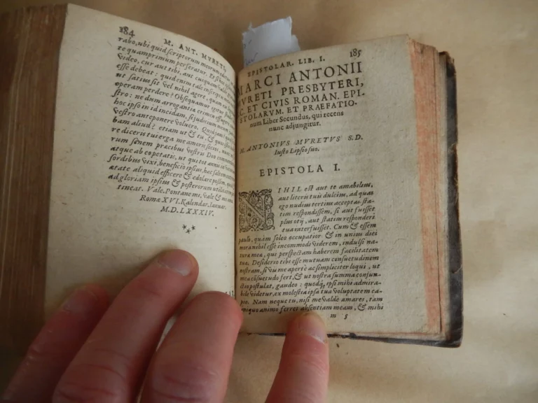 M. Antonii Mureti. Presbyteri I.C. et civis romani oratoris ac poetae clarissimi, Epistolae, hymni sacri, & poemata omnia