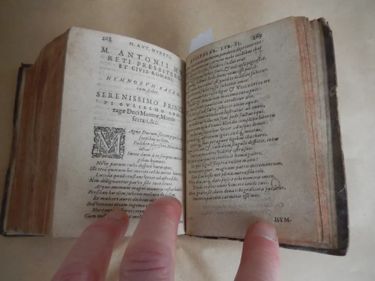 M. Antonii Mureti. Presbyteri I.C. et civis romani oratoris ac poetae clarissimi, Epistolae, hymni sacri, & poemata omnia