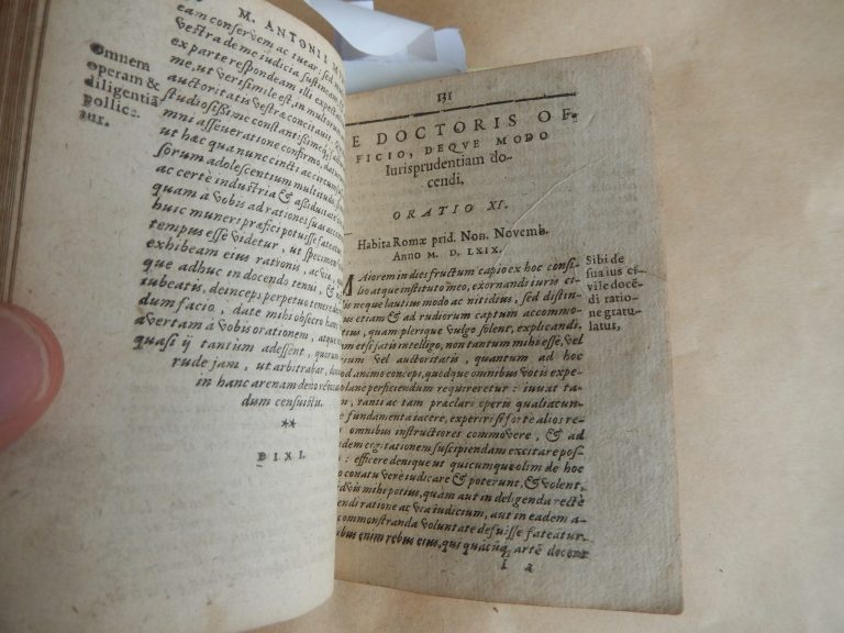 M. Antonii Mureti. Presbyteri I.C. et civis romani oratoris ac poetae clarissimi, Epistolae, hymni sacri, & poemata omnia