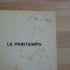 Mac Orlan - Le printemps - Signé