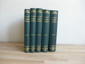 Mémoires d’anthropologie, 5 tomes, complet