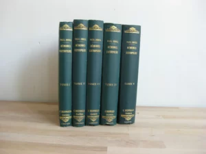 Mémoires d’anthropologie, 5 tomes, complet Mémoires d’anthropologie, 5 tomes, complet