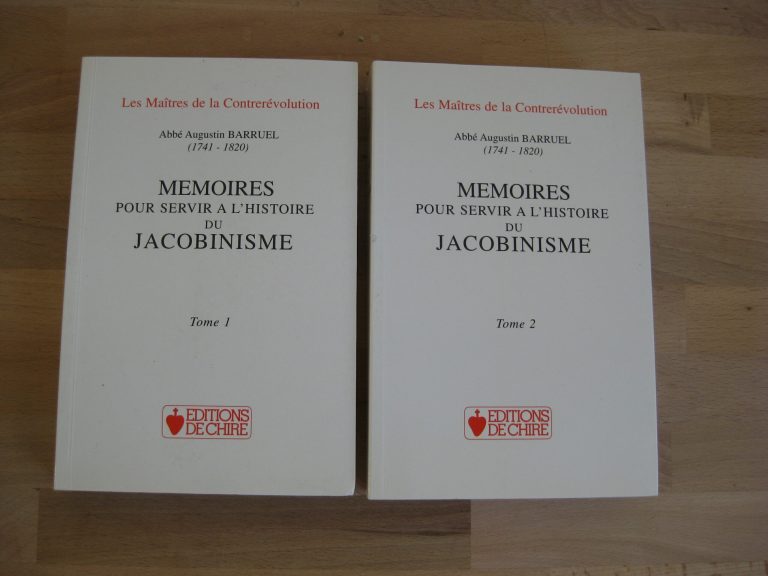 Mémoires pour servir à l’histoire du jacobinisme