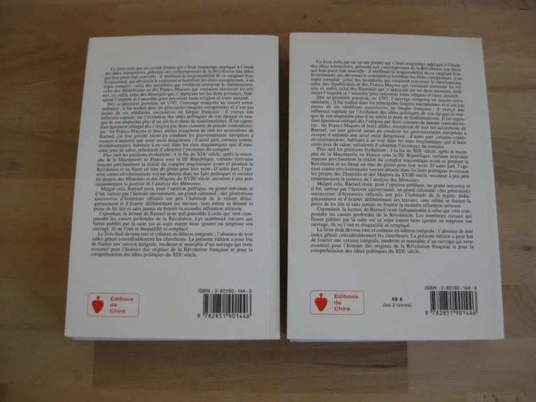 Mémoires pour servir à l’histoire du jacobinisme