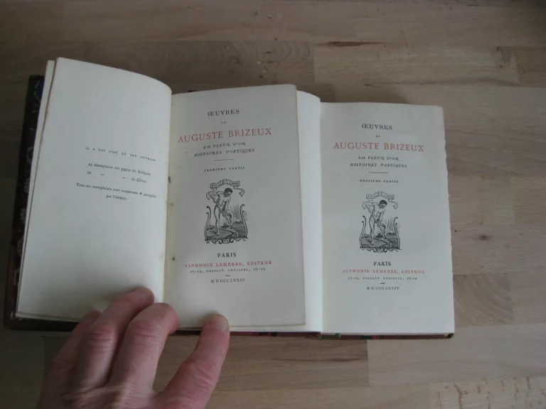 Œuvres de Brizeux, en 4 vol. complet